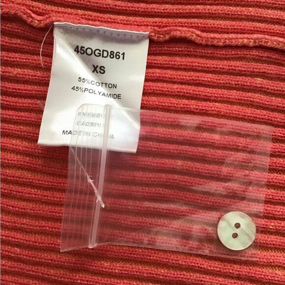 One Grey Day Sweater Ribbed Long Sleeve Cardigan Duster Size XS - Picture 10 of 13